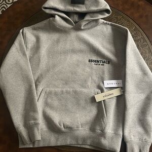 Essentials Heather dark outmea Men's Hoodie